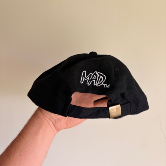 RARE Vintage SLAPSHOT A UNIVERSAL PICTURE Movie Promo hat black red strapback - Picture 3 of 8